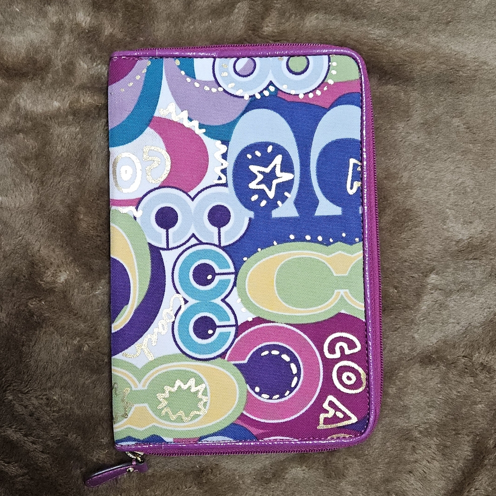 Colorful COACH Zip Pouch